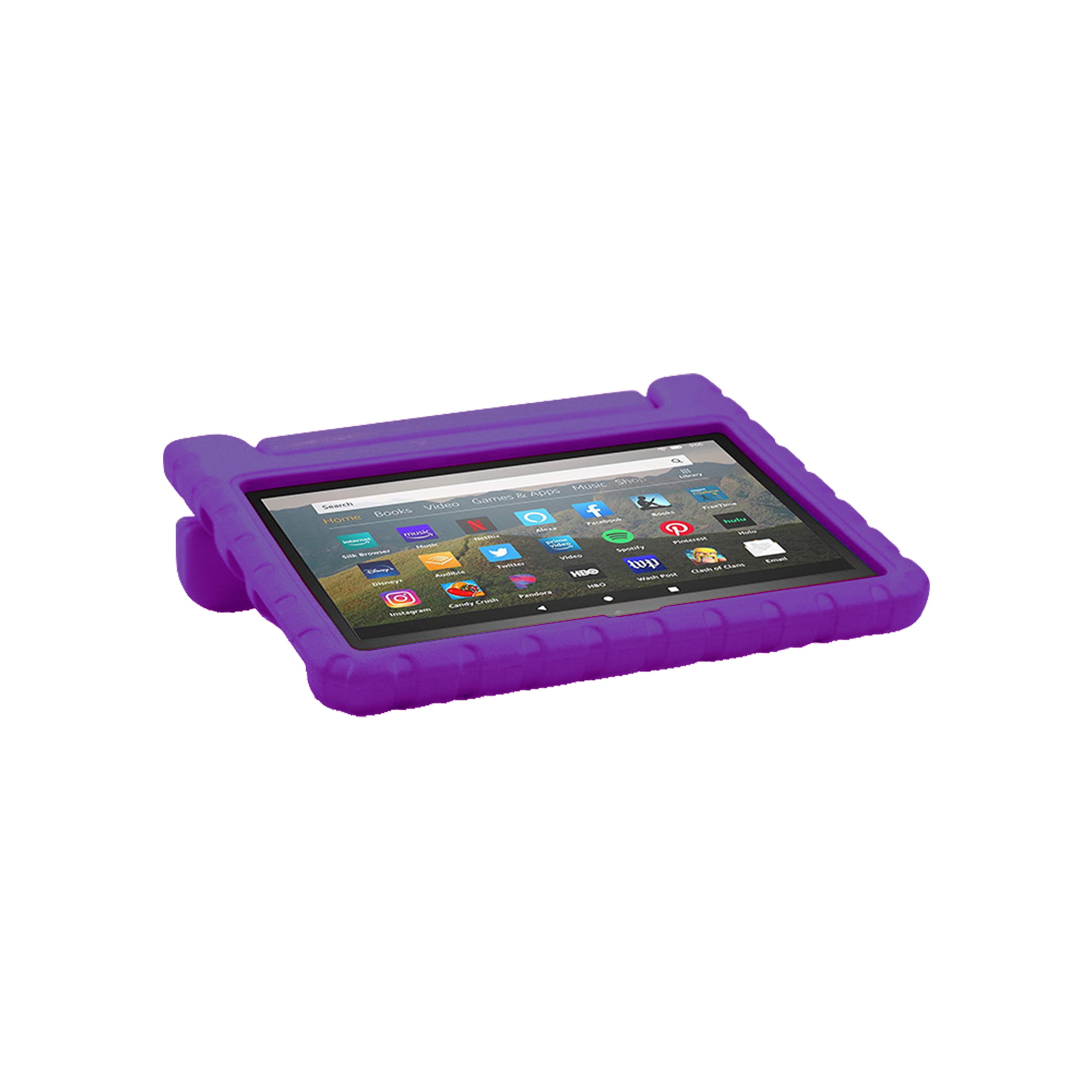 Rixus RXTC06 For iPad Pro 11 (2022,2021,2020,2018), iPad Air 4 10.9 (2020) Tablet Kids Case Purple
