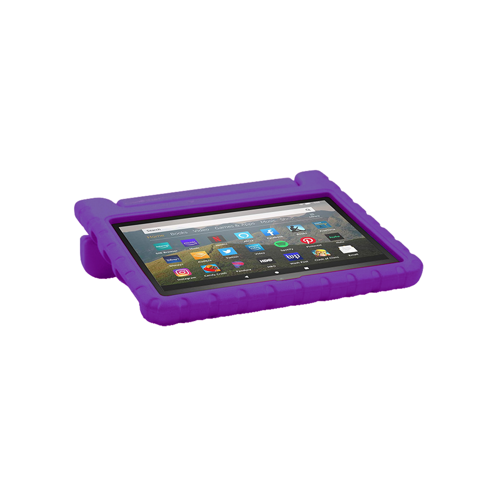 Rixus RXTC06 For iPad Pro 11 (2022,2021,2020,2018), iPad Air 4 10.9 (2020) Tablet Kids Case Purple