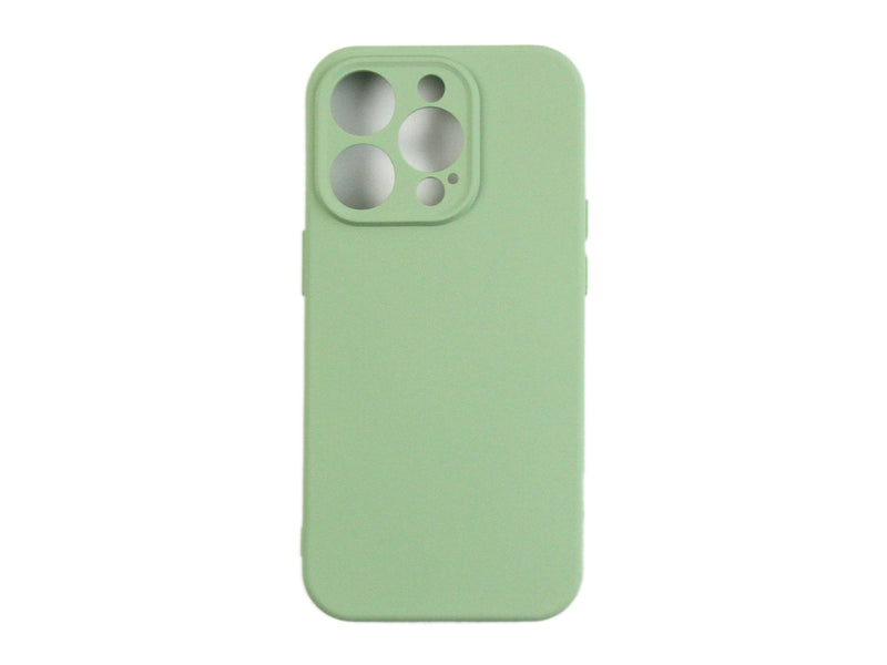 Rixus For iPhone 14 Pro Max Soft TPU Phone Case Matcha