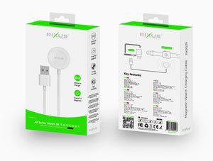 Rixus RX2029 Magnetic Wireless Charging Cable For Apple Watch