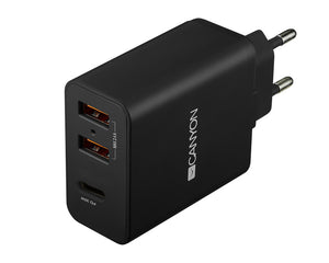 Canyon Wall Charger H-08 QC 3.0 USB-A 2.4A Black
