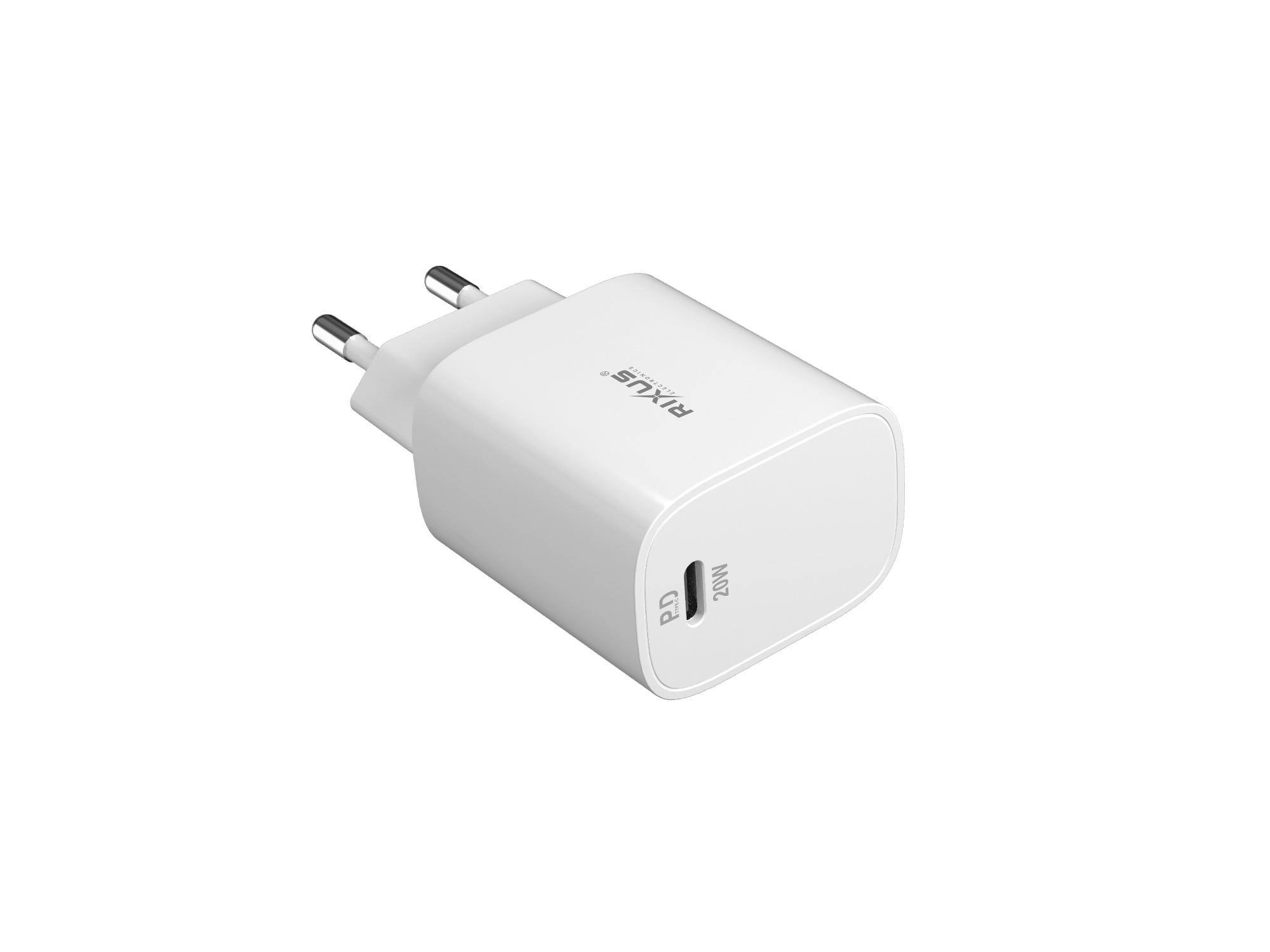 Rixus RX209 Adaptive Fast Charger USB-C 20W White