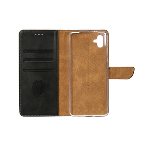 Rixus Bookcase For Samsung Galaxy A04E A042F Black