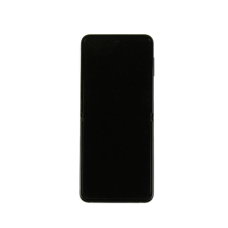Samsung Galaxy Z Flip3 F711B Display And Digitizer With Frame Phantom Black Servicepack