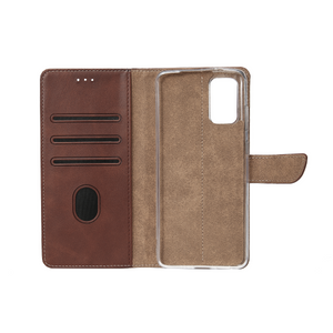 Rixus PU Book Case Galaxy A23 5G Coffee