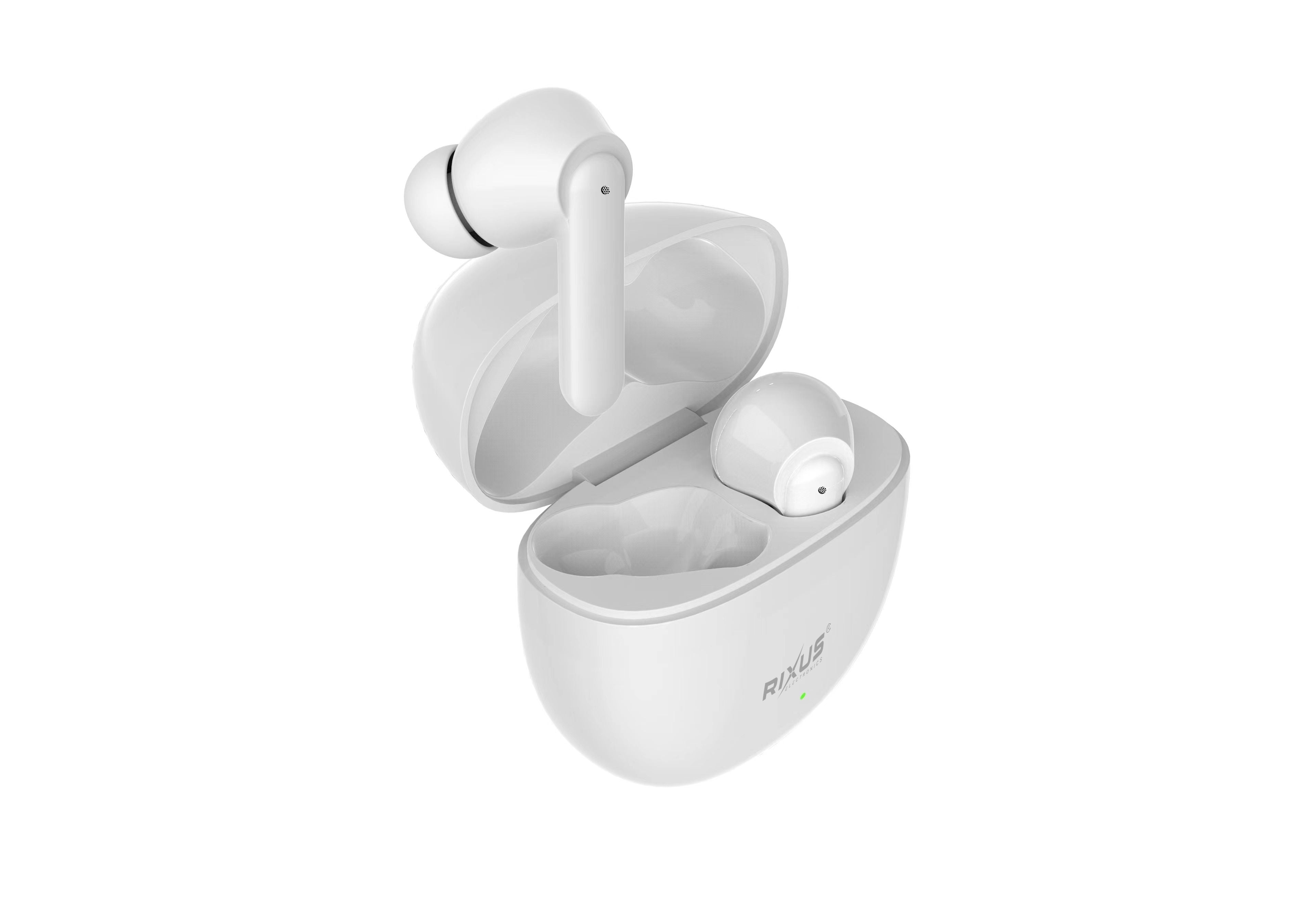 Rixus RXBT69A TWS Earbuds With Charging Case White