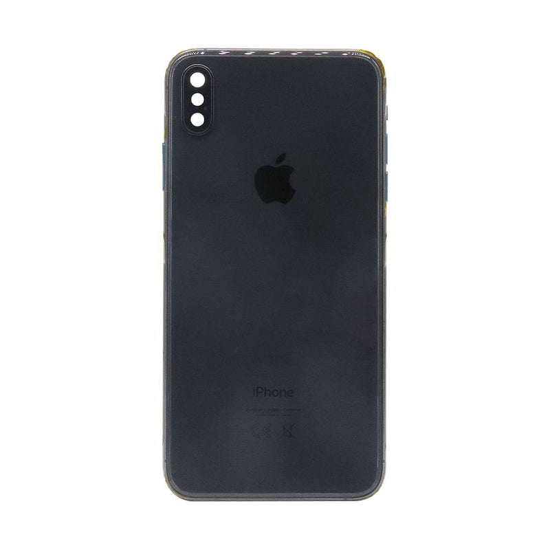 For iPhone XS Max Complete Housing Incl All Small Parts Without Battery and Back Camera (Black)
