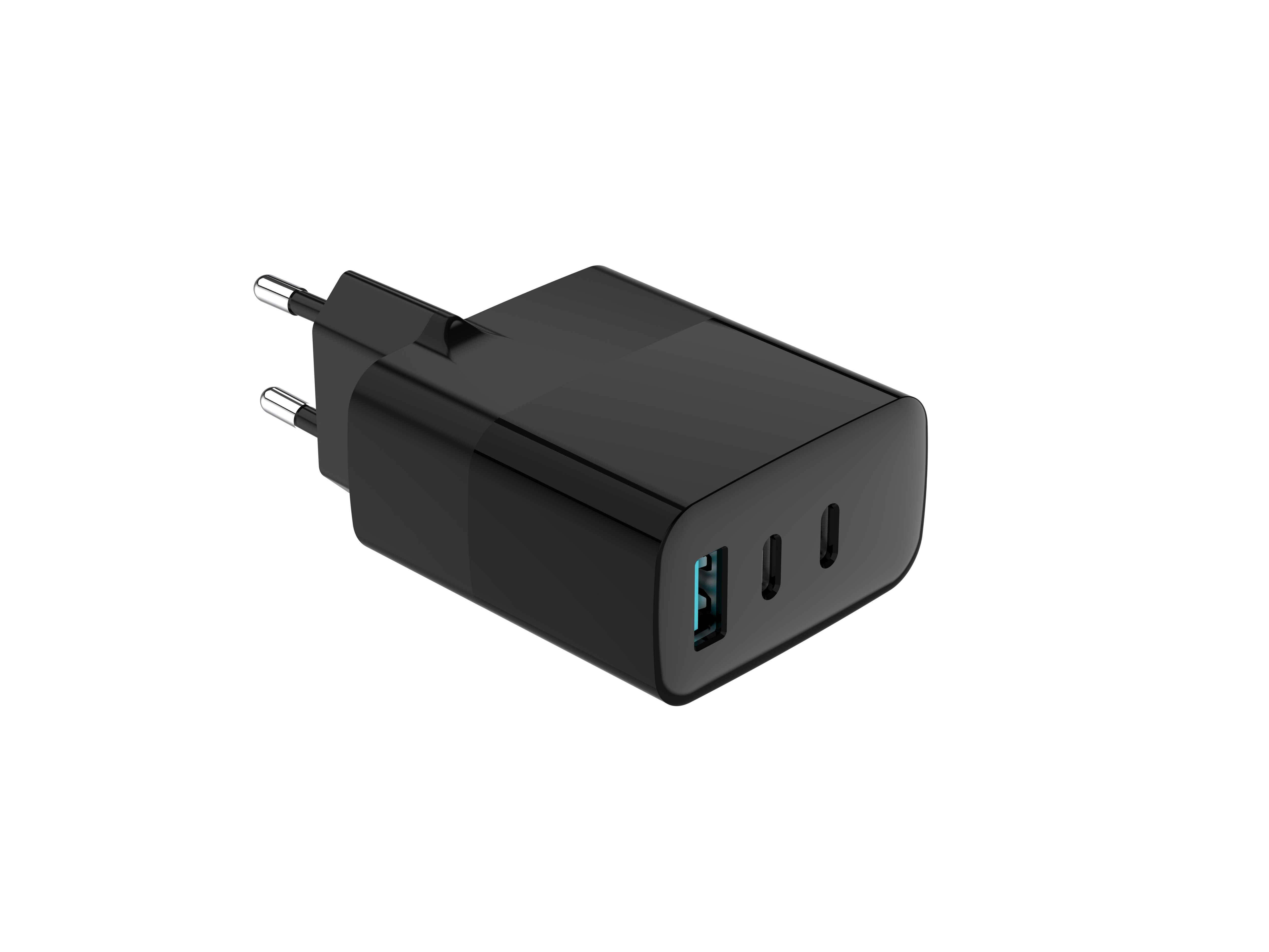 Rixus RX105 PD 65W Gan Charger Black