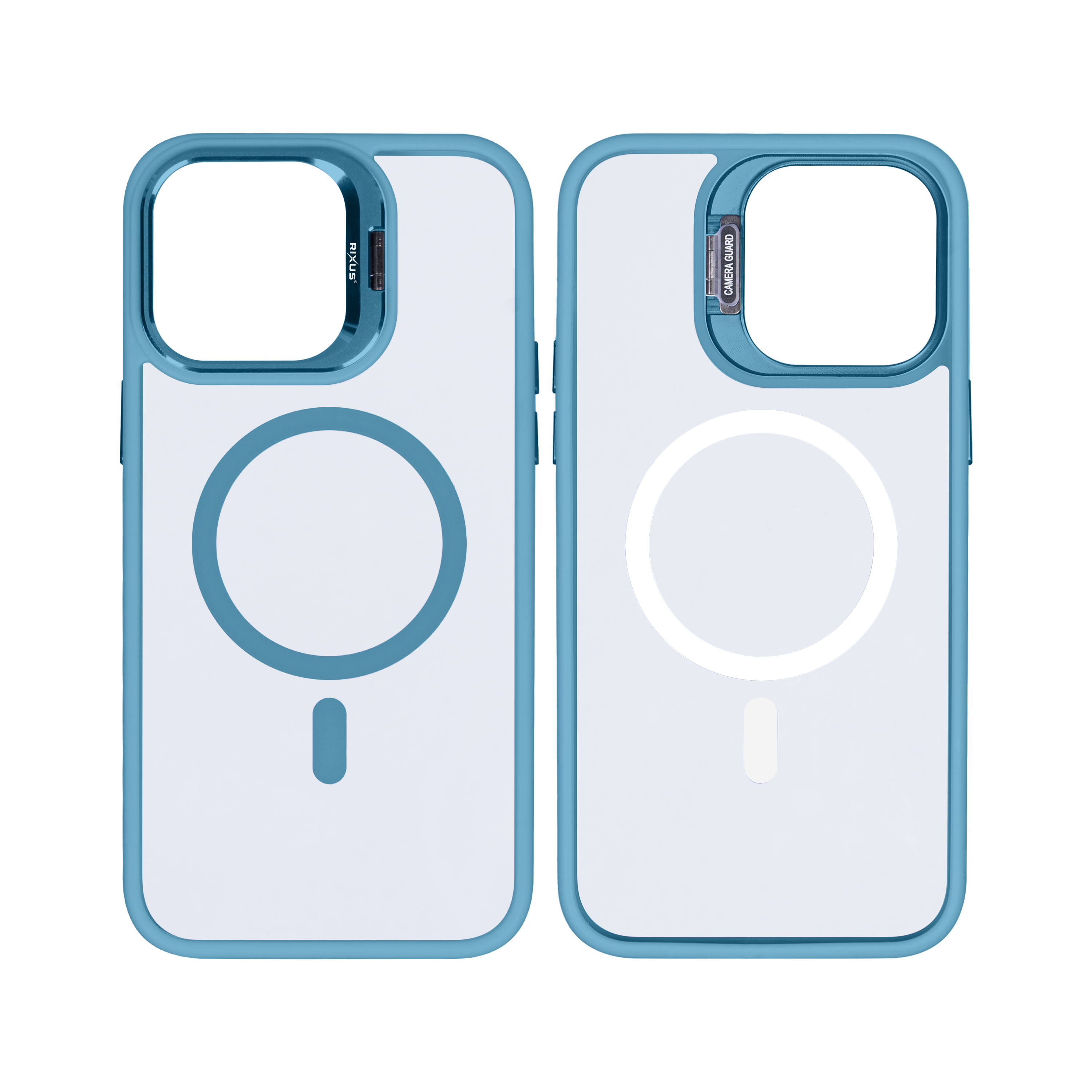 Rixus Classic 03 Case With MagSafe For iPhone 14 Pro Max Light Blue