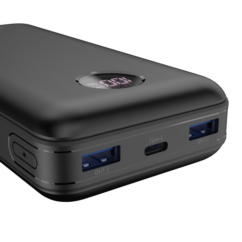 Canyon Powerbank PB-2002 USB-C PD, USB-A QC 3.0 20000mAh Black