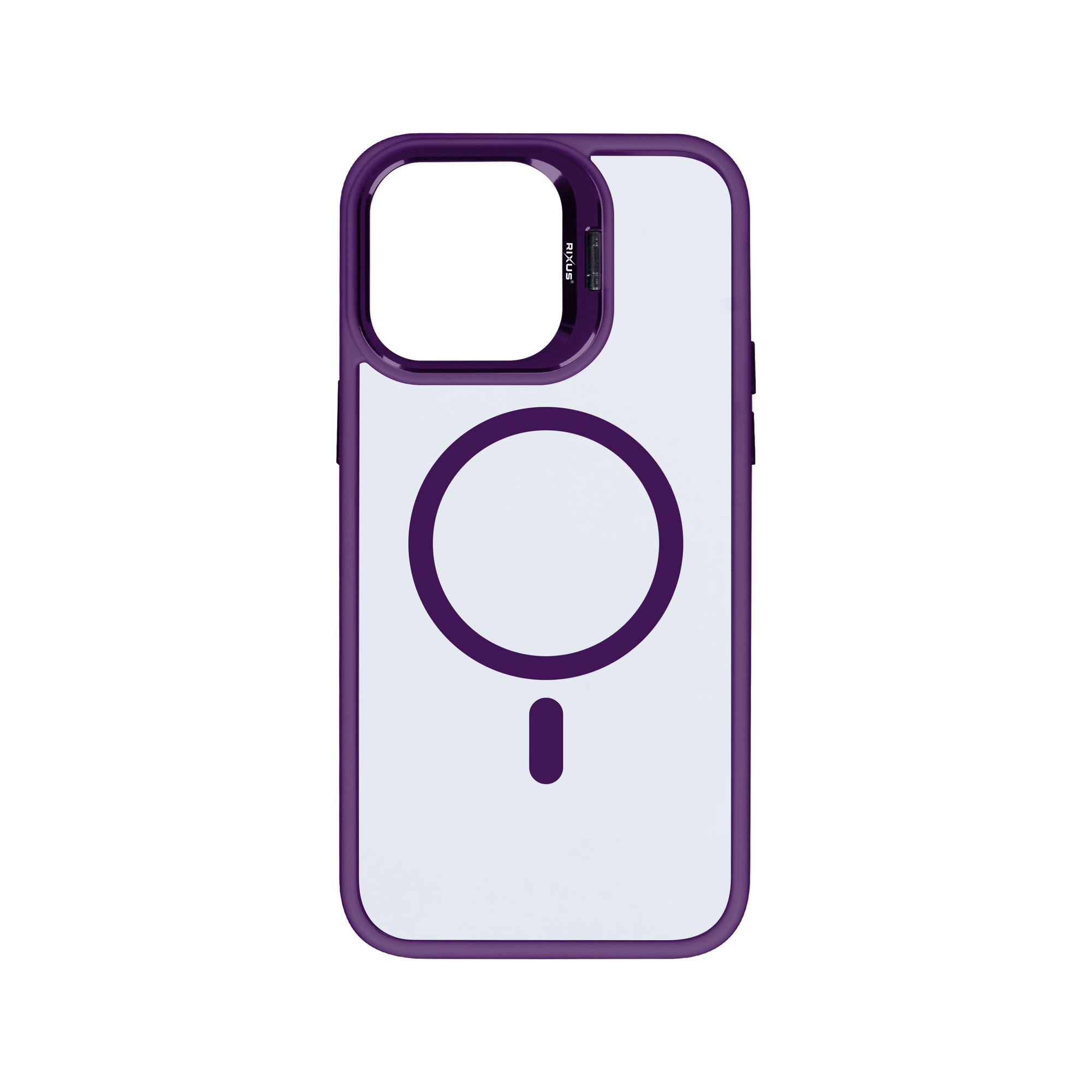 Rixus Classic 03 Case With MagSafe For iPhone 13 Deep Purple