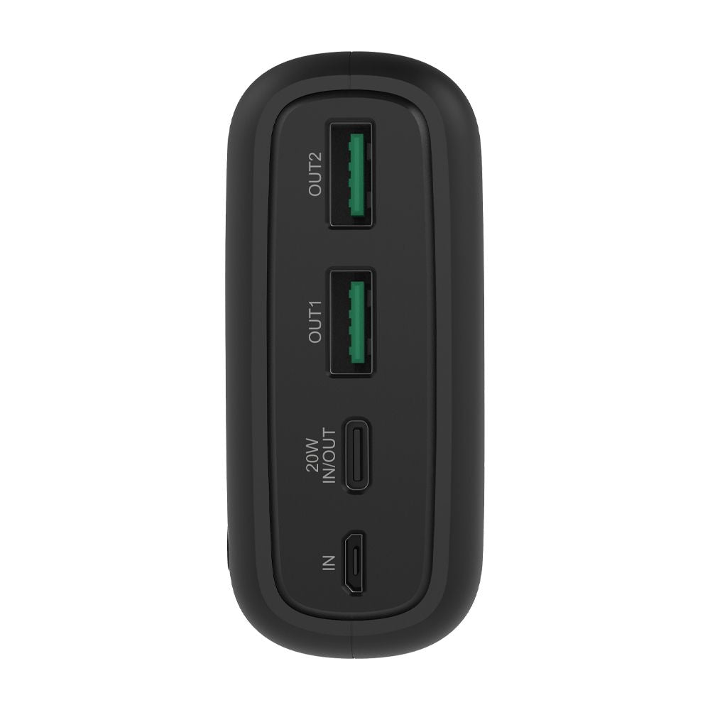 Rixus RXPB38B High Capacity Power Bank 30.000mAh Black