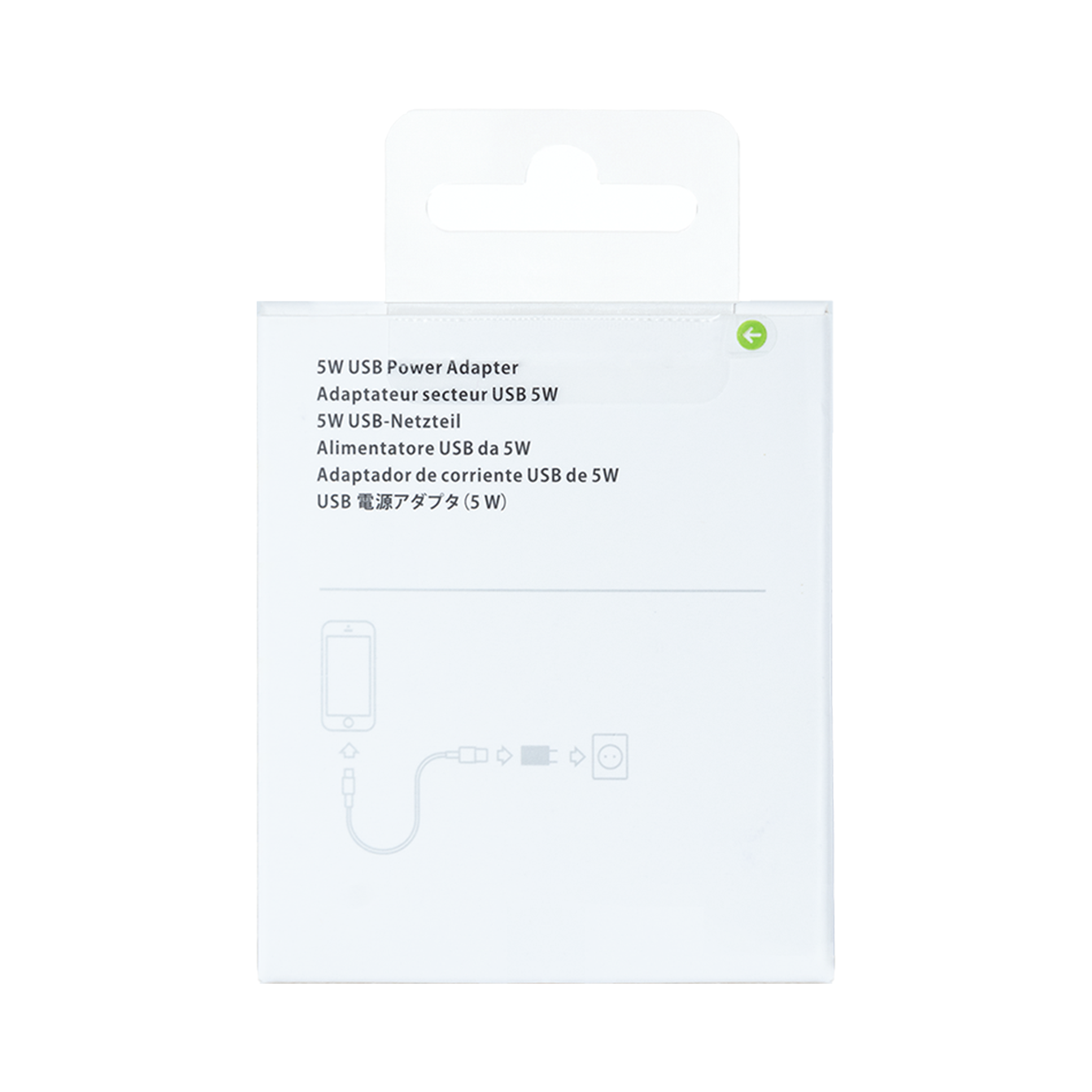 For iPhone Power Adaptor A1400 1.0A (A+)