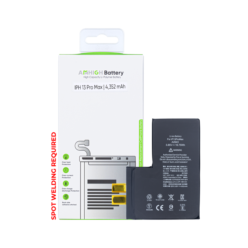 For iPhone 13 Pro Max A2643 Battery Premium No Flex