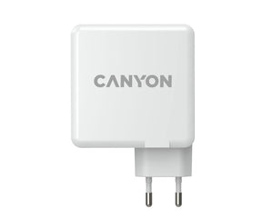 Canyon Wall Charger Power Adapter H-100 GaN PD 100W QC 3.0 30W White