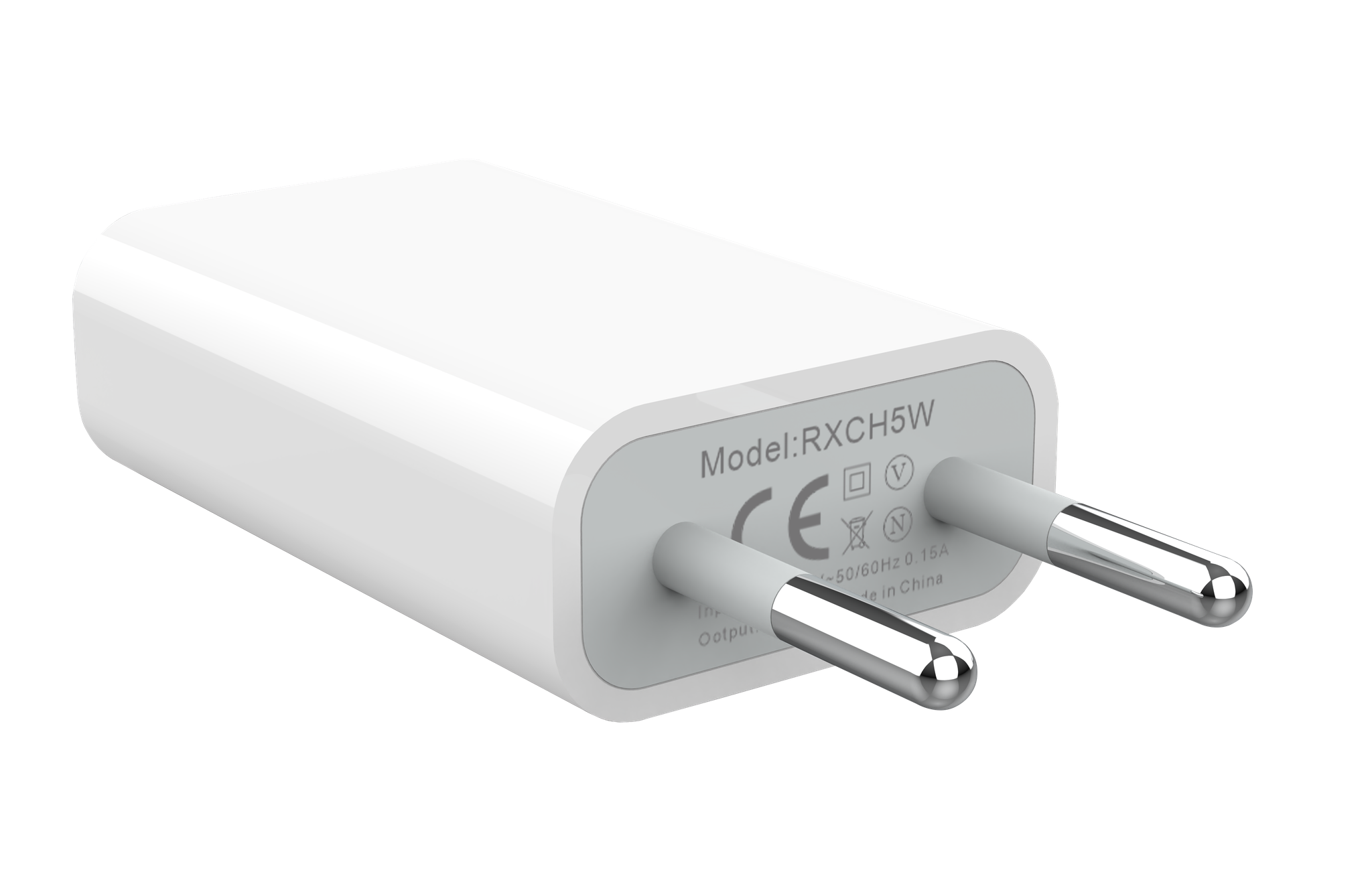 Rixus RXCH5W USB Power Charger 5W White (Bulk)