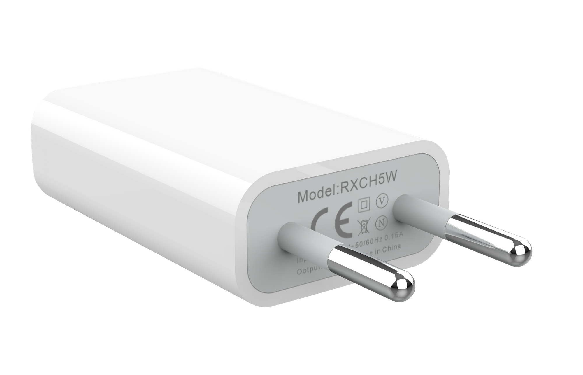 Rixus RXCH5W USB Power Charger 5W White (Bulk)
