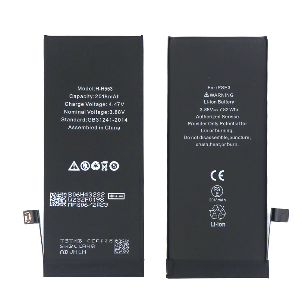 For iPhone SE (2022) Battery with ZY-Chip