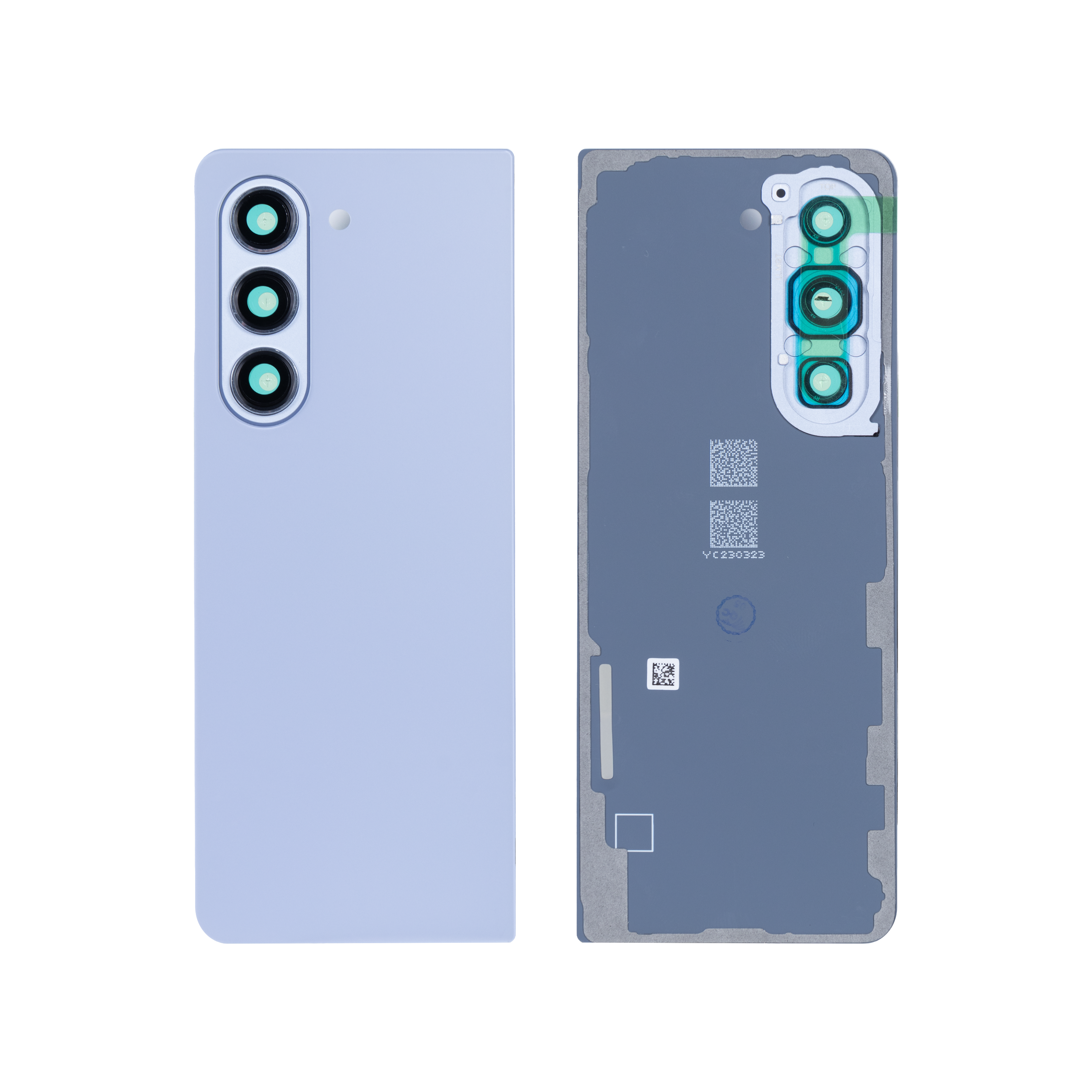 Samsung Galaxy Z Fold5 F946B Back Cover Blue With Lens OEM