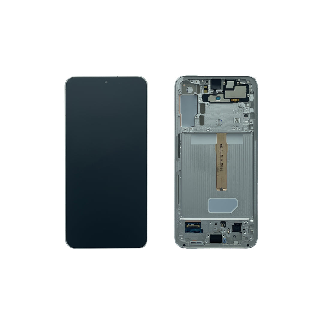 Samsung Galaxy S22 Plus S906B Display And Digitizer With Frame Phantom White,Cream,Sky Blue