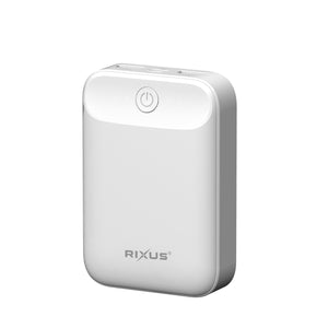 Rixus RXPB33B Ultra-Compact Power Bank 10000 mAh White