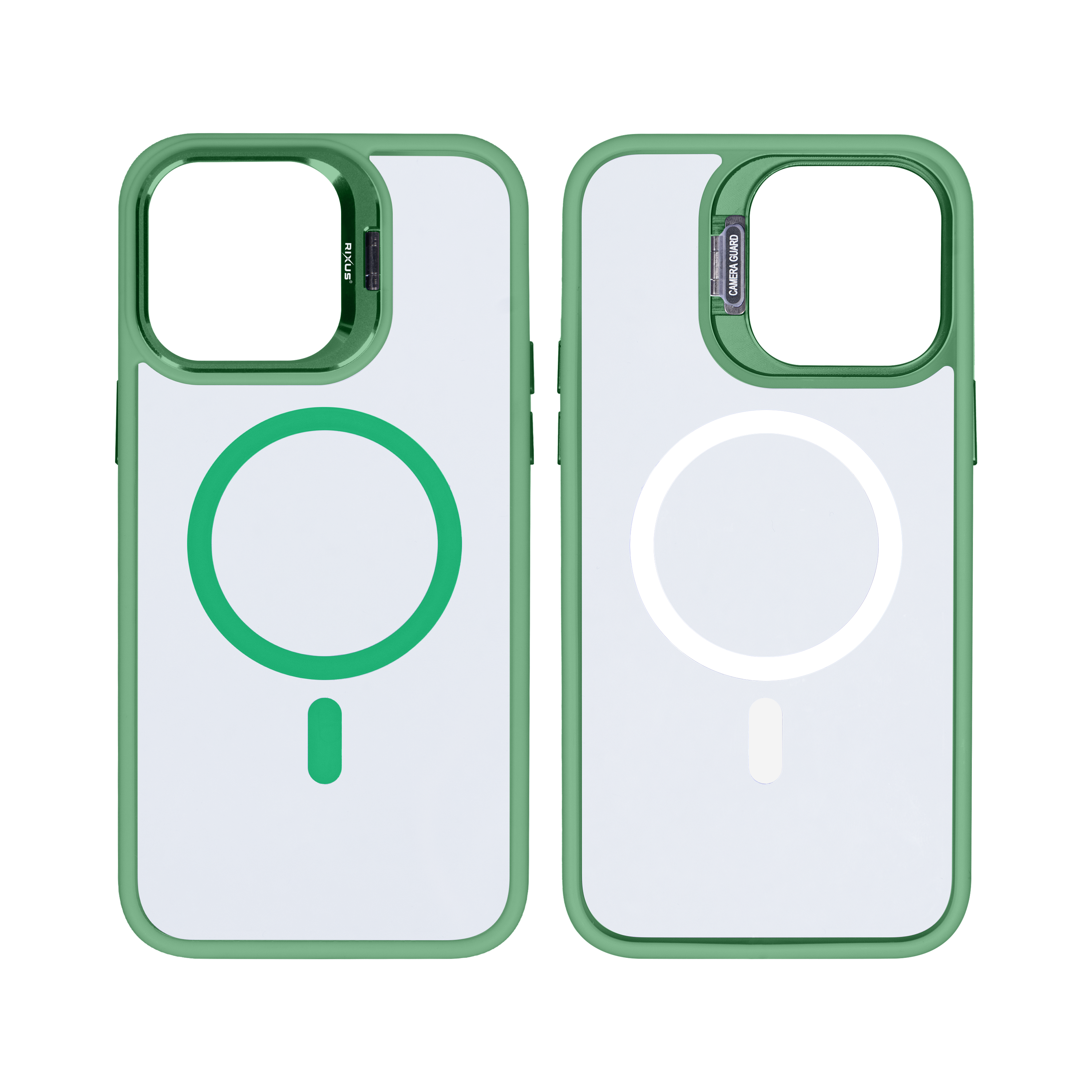 Rixus Classic 03 Case With MagSafe For iPhone 13 Light Green