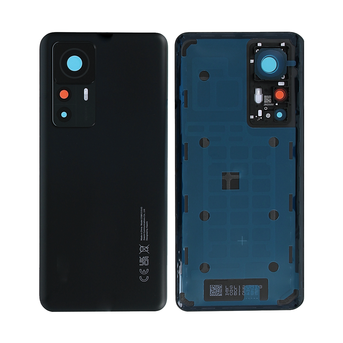 Xiaomi 12T Pro 5G (22081212UG) Back Cover Noir Avec Objectif