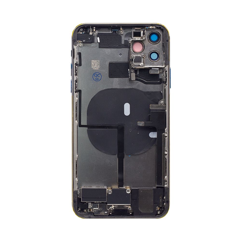 Pour iPhone 11 Pro Max Boîtier complet incluant toutes les petites pièces sans la batterie et la caméra arrière (Noir)