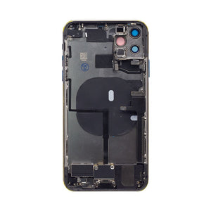 Pour iPhone 11 Pro Max Boîtier complet incluant toutes les petites pièces sans la batterie et la caméra arrière (Noir)