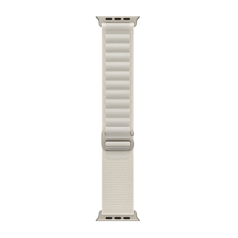 Pour Apple Watch 38mm, 40mm, 41mm Bracelet Nylon Alpine Loop Starlight Boîte de vente au détail