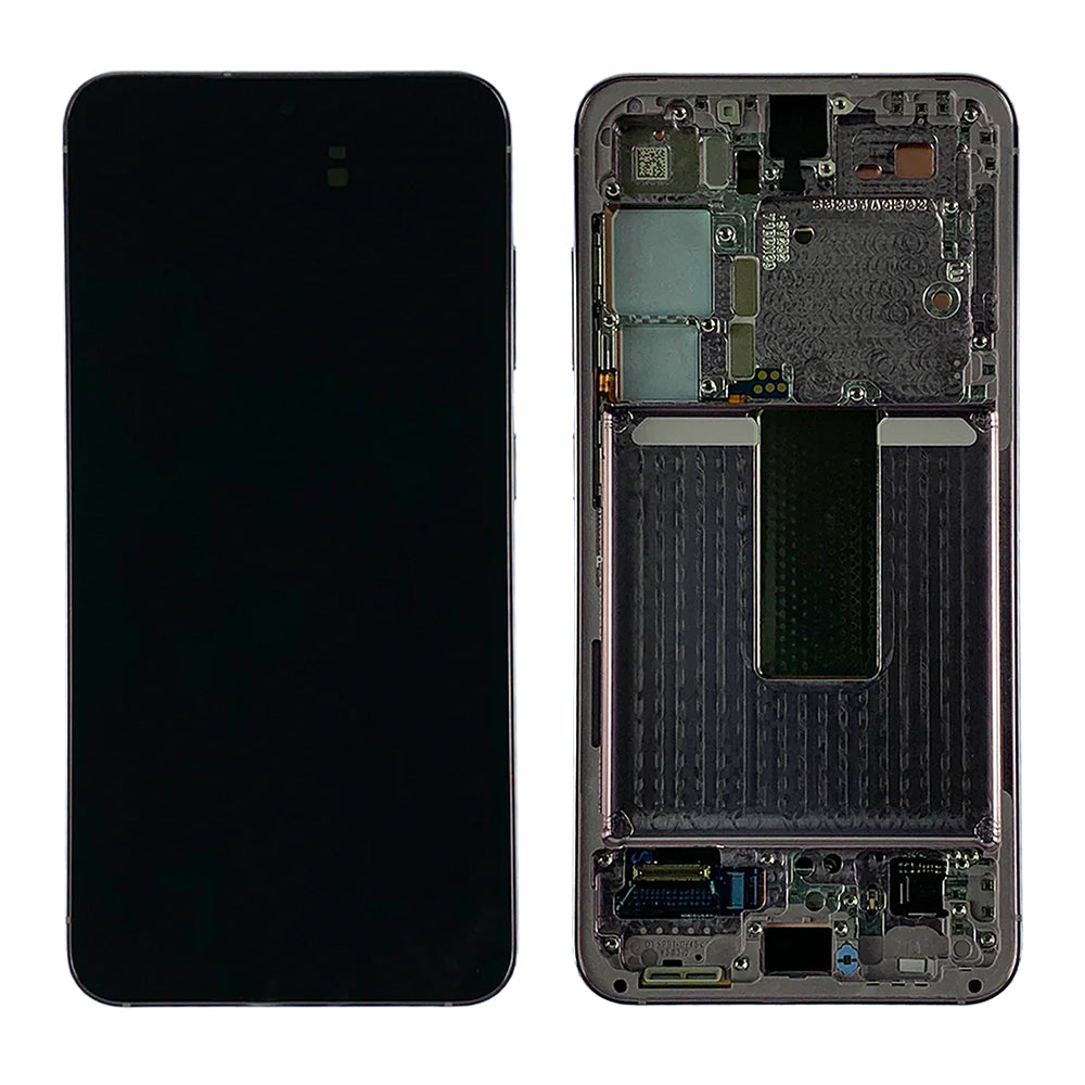 Samsung Galaxy S23 S911B Écran et numériseur avec cadre Lavender Service Pack