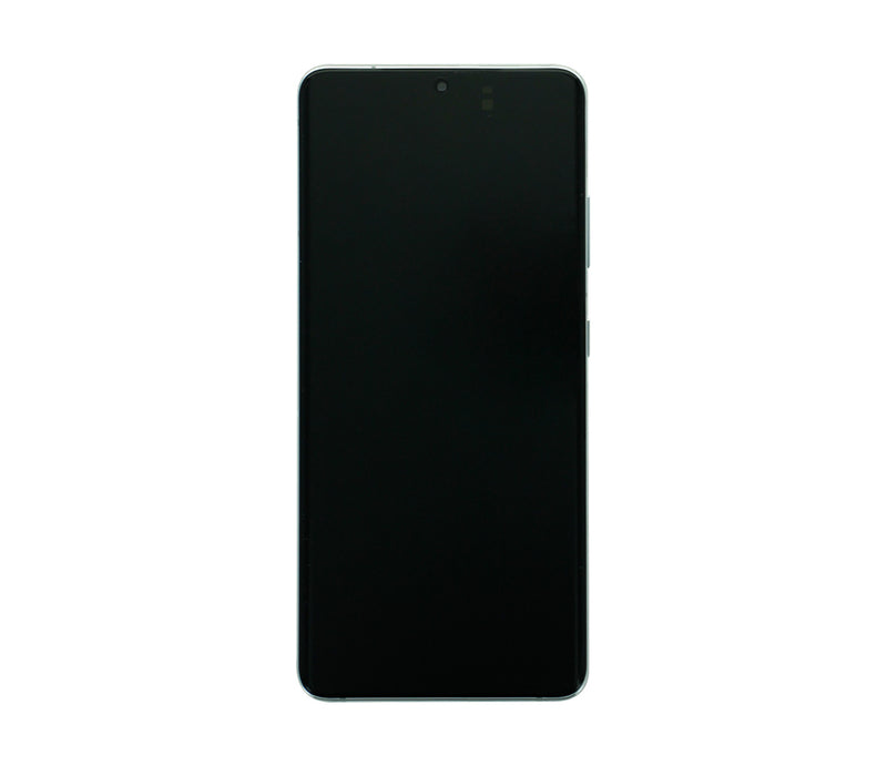 Samsung Galaxy S21 5G Ultra G998B Écran et numériseur avec cadre Phantom Silver Service Pack