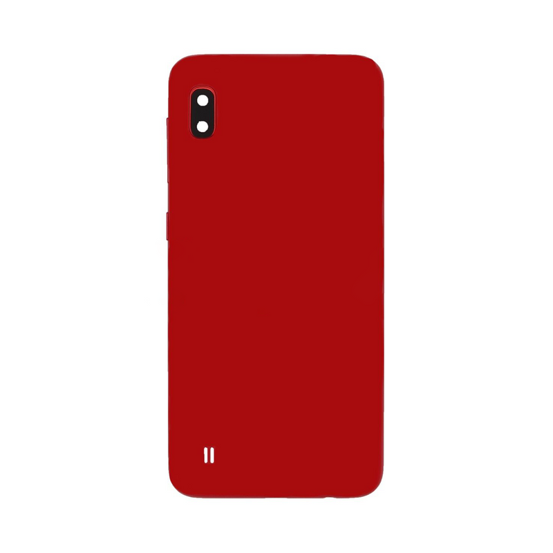 Samsung Galaxy A10 A105F Back Cover Rouge avec lentille (OEM)