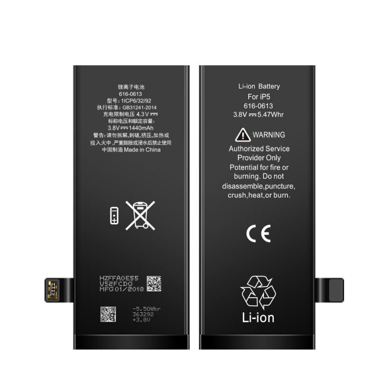 Pour iPhone 5 Batterie avec puce ZY