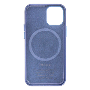 Rixus Classic 02 Case With MagSafe Pour iPhone 12 Mini Bleu