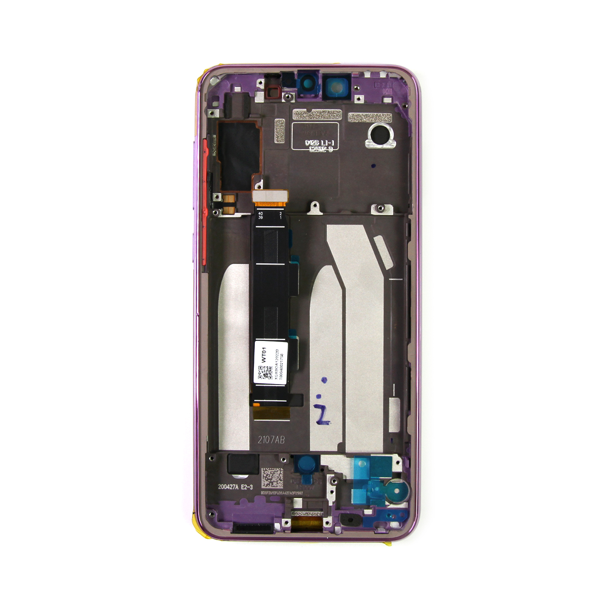 Xiaomi Mi 9 SE (M1903F2G) Ecran et Numériseur Avec Cadre Violet Original
