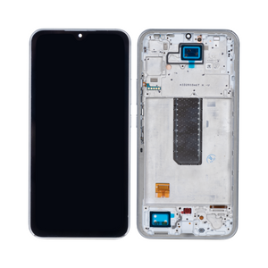 Samsung Galaxy A34 5G A346B Ecran et numériseur avec cadre Argent Soft-OLED