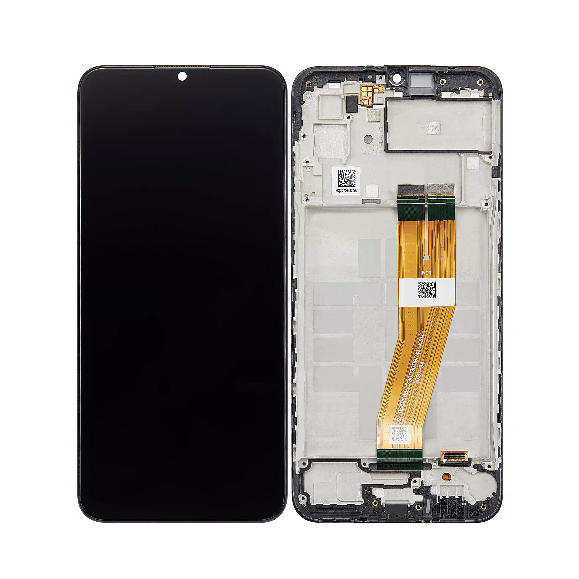 Samsung Galaxy A03 A035F Écran et numériseur avec cadre Noir Service Pack (Non EU)
