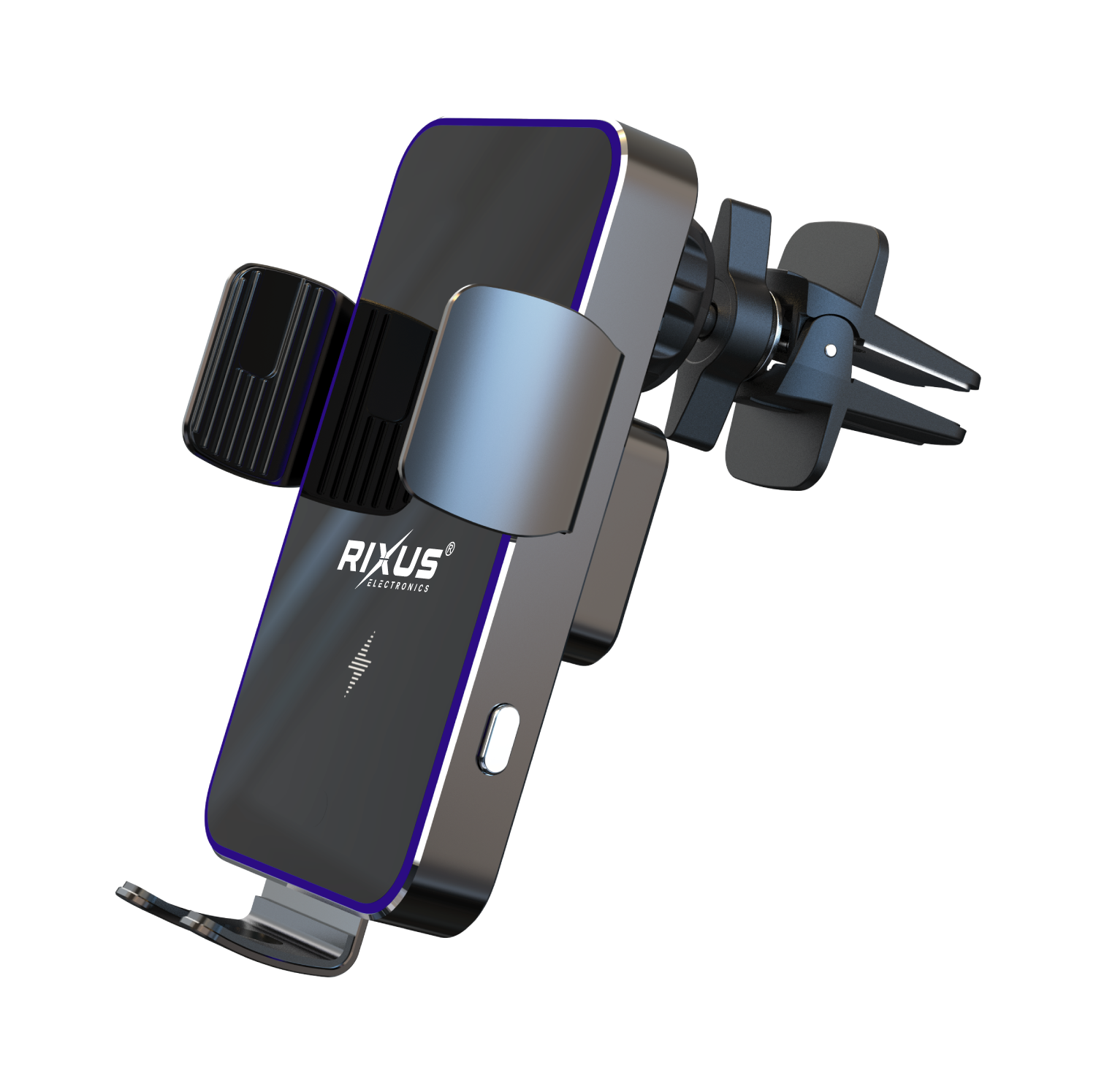 Rixus RXWC36 Wireless Auto-sensoring Car Mount Black (support de voiture sans fil à détection automatique)