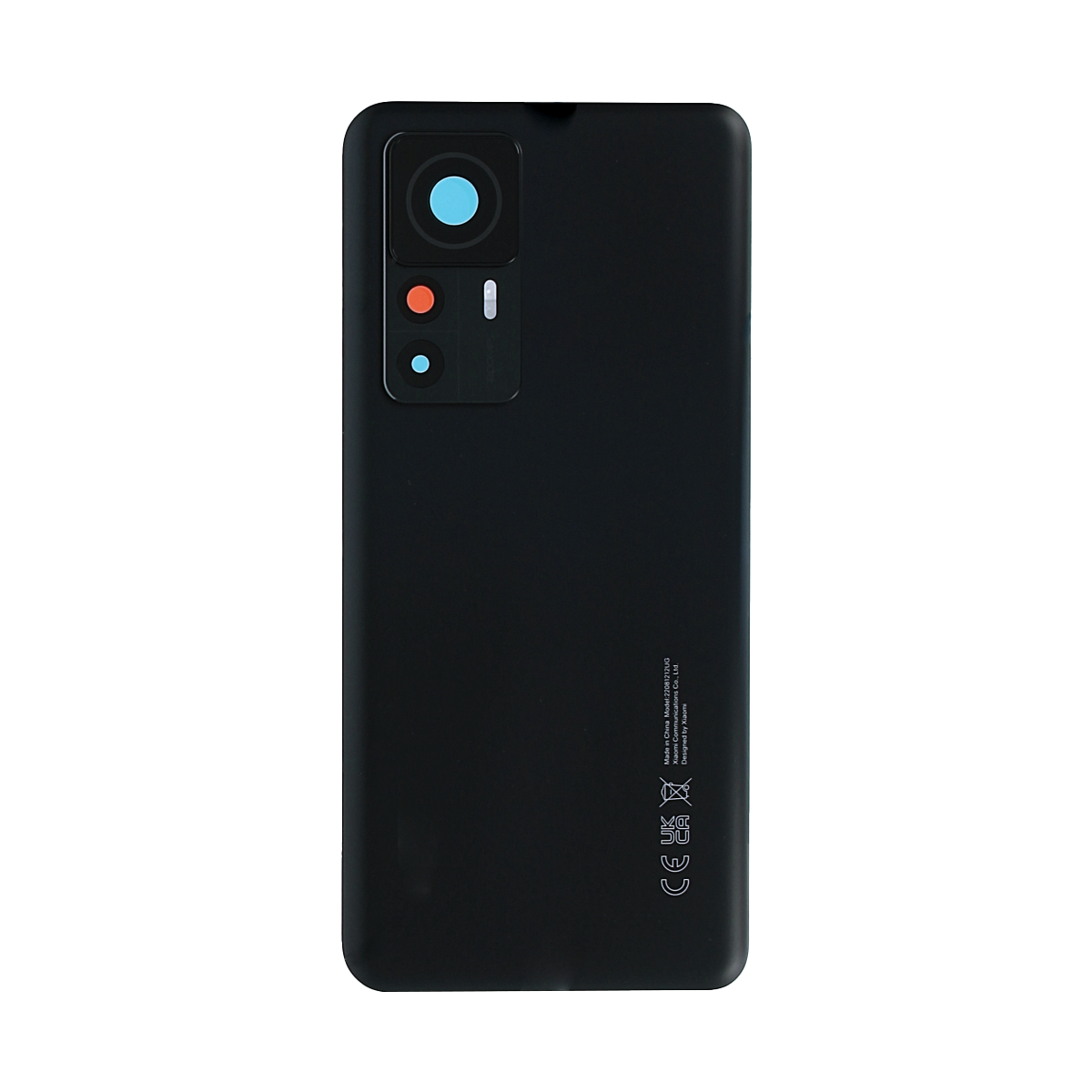 Xiaomi 12T Pro 5G (22081212UG) Back Cover Noir Avec Objectif