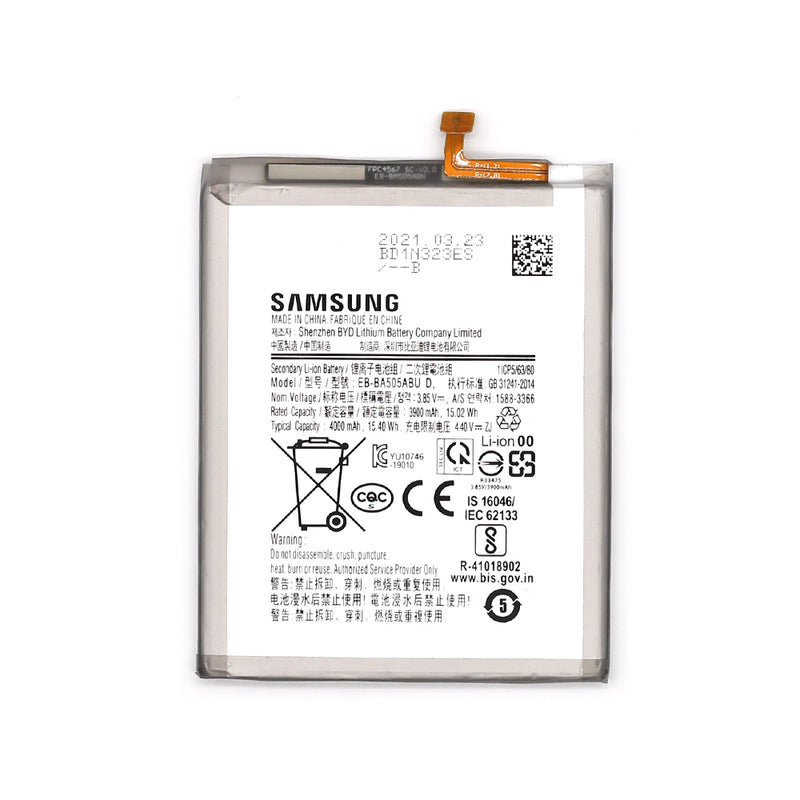 Samsung Galaxy A50 A505F, A30 A305F, A30S A307F, A20 A205F Batterie EB-BA505ABU (OEM)