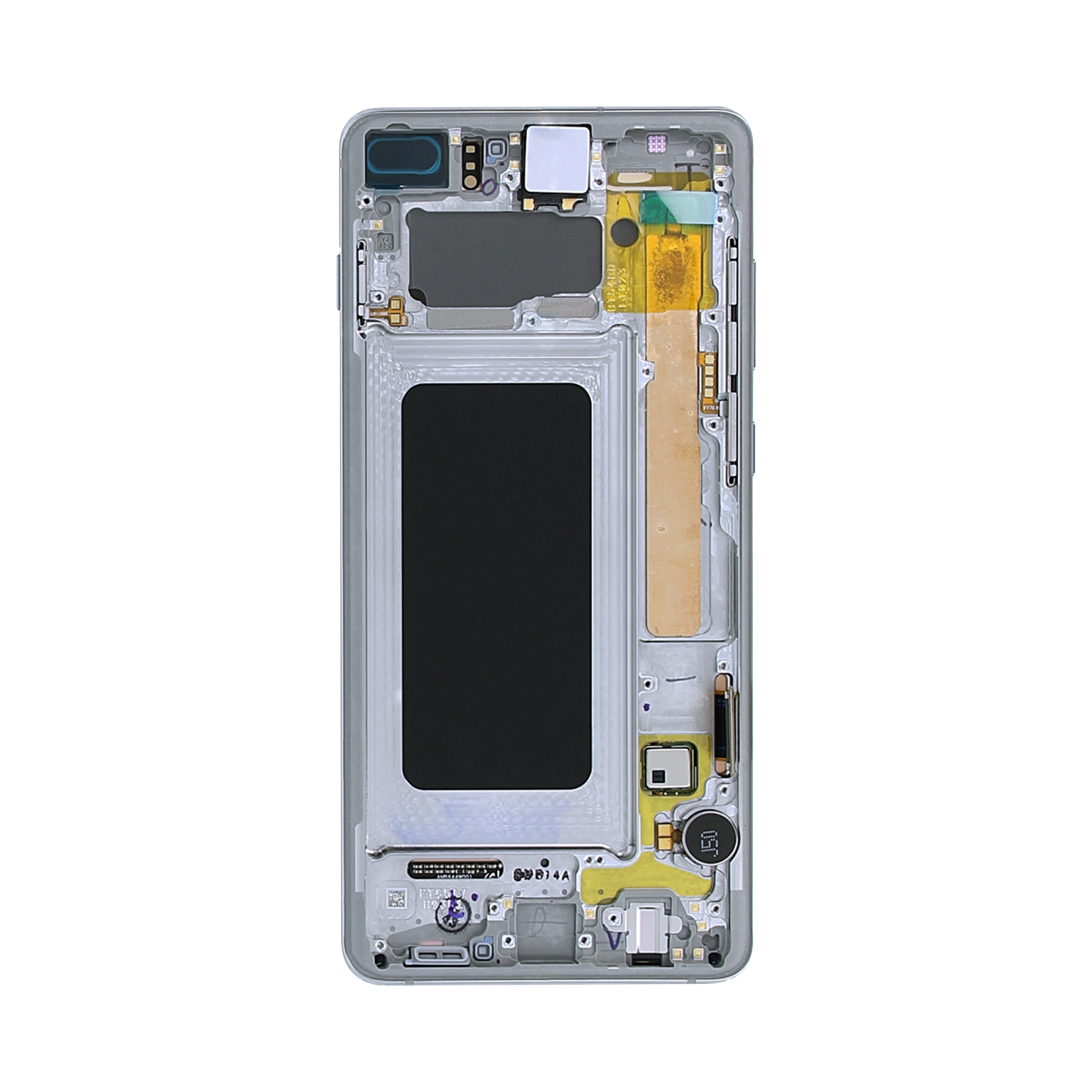 Samsung Galaxy S10 Plus G975F Écran et numériseur avec cadre Prism Silver Service Pack