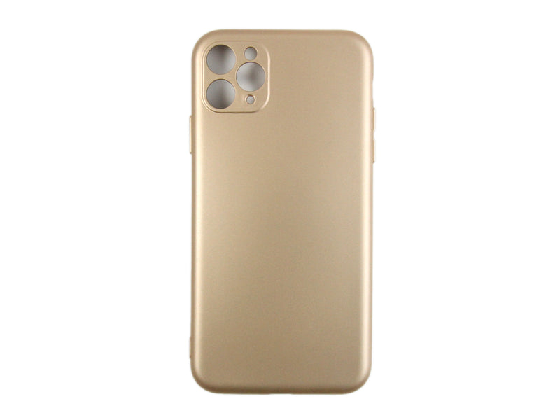 Rixus Coque TPU souple pour iPhone 11 Pro Max Or