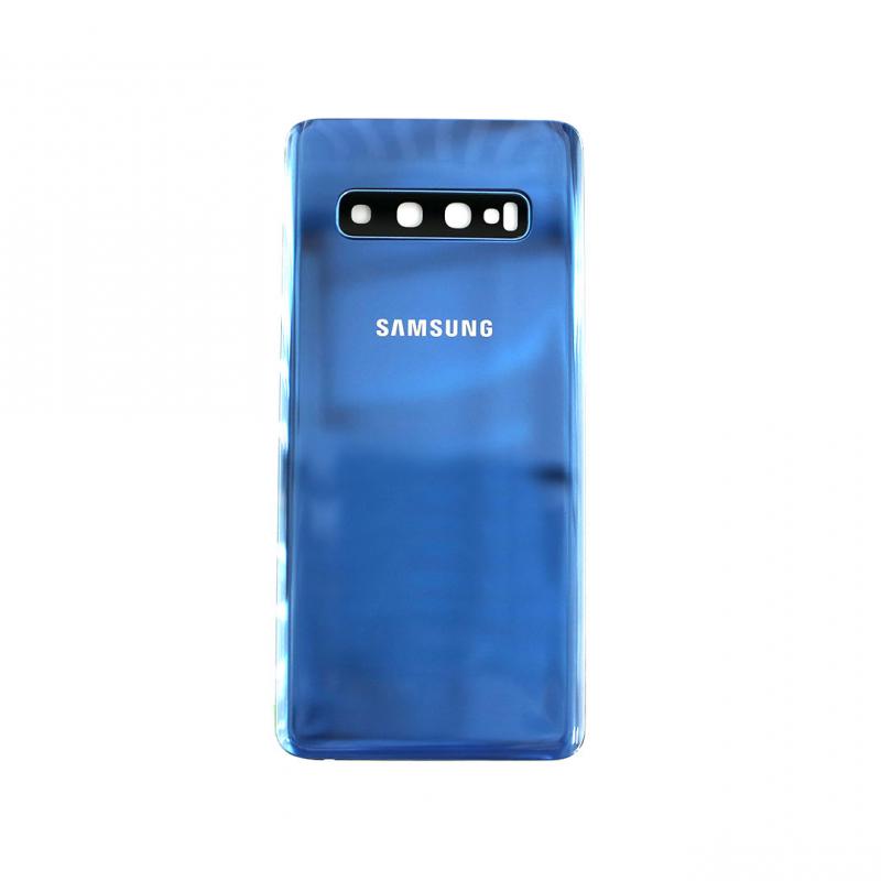 Samsung Galaxy S10 G973F Coque arrière bleu prisme avec lentille (OEM)
