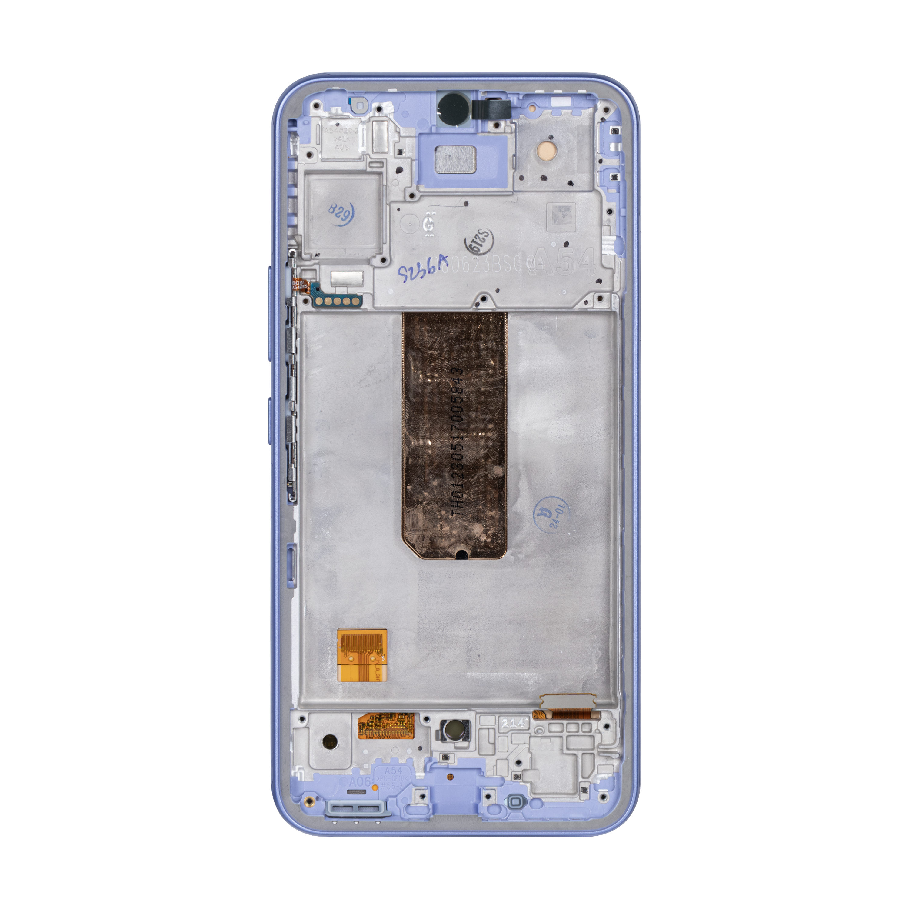 Samsung Galaxy A54 5G A546B Ecran et numériseur avec cadre Violet Soft-OLED