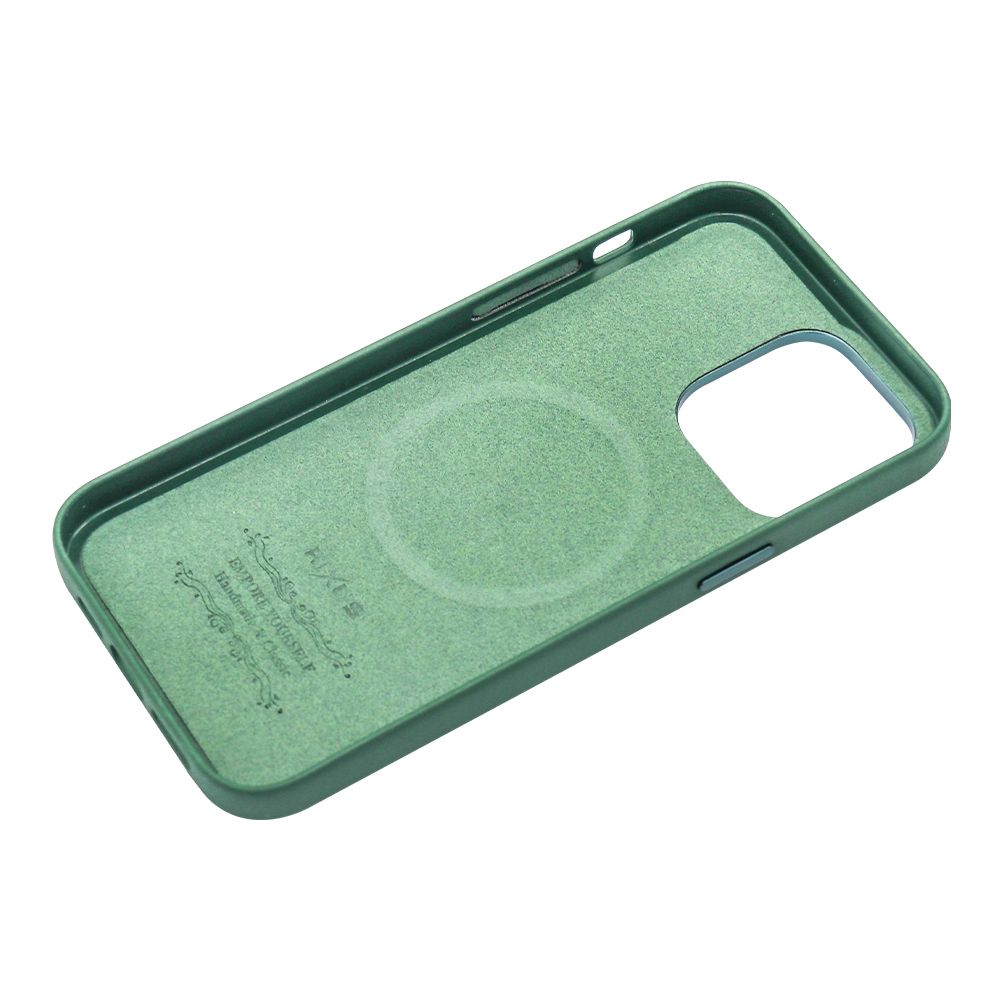 Rixus Classic 02 Case avec MagSafe Pour iPhone 14 Pro Max Vert