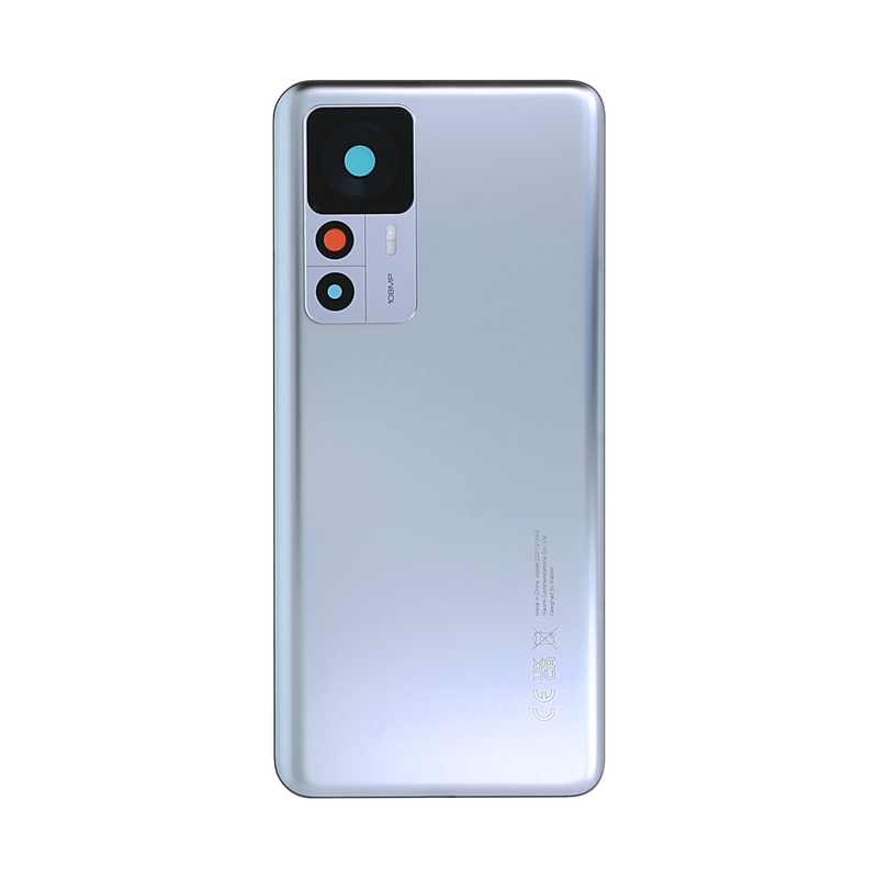 Xiaomi 12T (22071212AG) Coque arrière avec objectif Argent