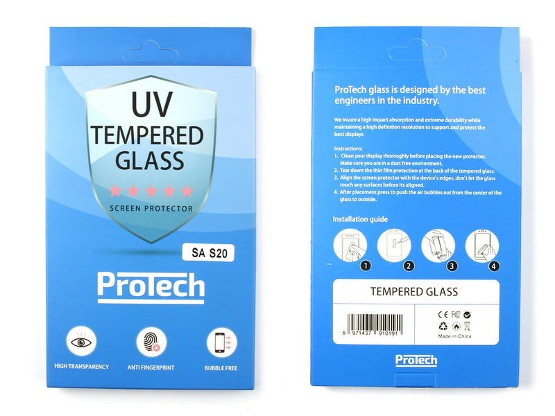 Samsung Galaxy S20 G980F Verre trempé Liquid UV