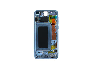 Samsung Galaxy S10e G970F Écran et numériseur avec cadre bleu prisme Service Pack