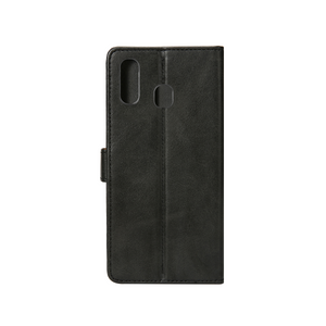 Rixus Bookcase Pour Samsung Galaxy A20e A202F Noir